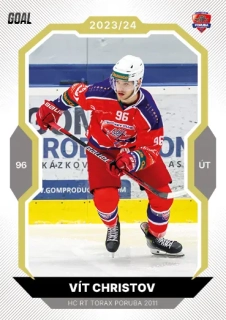 23-24 GOAL Cards - Vít CHRISTOV č. 265 GOLD 1of20