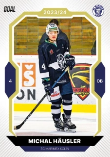 23-24 GOAL Cards - Michal HÄUSLER č. 348 GOLD 1of20