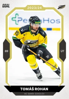 23-24 GOAL Cards - Tomáš ROHAN č. 367 GOLD 1of20
