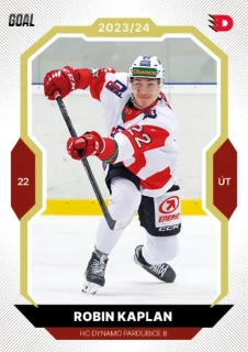 23-24 GOAL Cards - Robin KAPLAN č. 381 GOLD 1of20