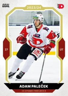 23-24 GOAL Cards - Adam PALEČEK č. 386 GOLD 1of20