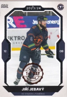 23-24 GOAL Cards - Jiří JEBAVÝ č. 275 1st day issue