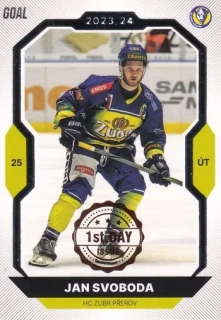 23-24 GOAL Cards - Jan SVOBODA č. 303 1st day issue