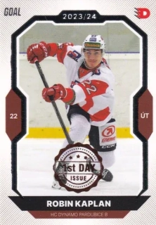 23-24 GOAL Cards - Robin KAPLAN č. 381 1st day issue