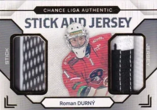 23-24 GOAL Cards - Roman DURNÝ č. SJ-17 STICK AND JERSEY 05/10
