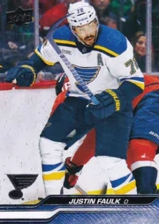 23-24 Upper Deck S2 - Justin FAULK č. 409