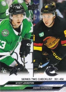 23-24 Upper Deck S2 - Wyatt JOHNSTON/Andrei KUZMENKO č. 450 CL