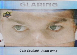 23-24 Upper Deck S2 - Cole CAUFIELD č. GL-13 GLARING