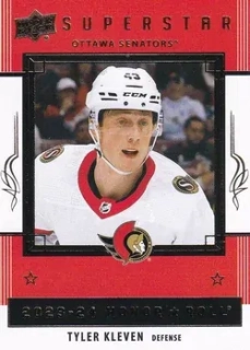 23-24 Upper Deck S2 - Tyler KLEVEN č. HR-62 HONOR ROLL