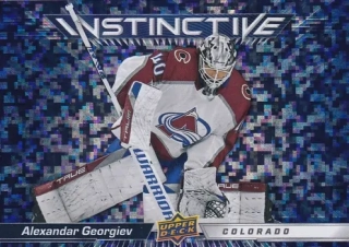 23-24 Upper Deck S2 - Alexandar GEORGIEV č. IN-9 INSTINCTIVE SPARKLE