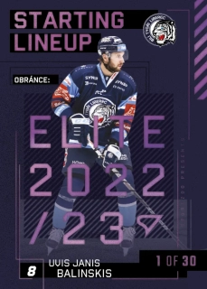 23-24 TELH - Uvis Janis BALINSKIS č. SL-86 3rd PERIOD 1of30