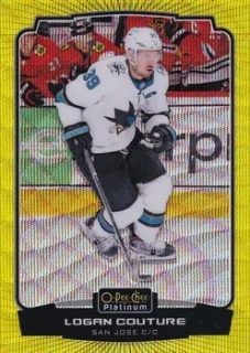 22-23 OPC Platinum - Logan COUTURE č. 42 NEON YELLOW SURGE