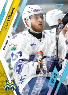 23-24 Tipos Extraliga - Victor BJÖRKUNG č. 229 ICE CRACKS 1of60