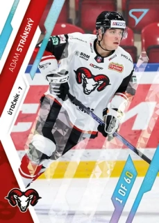 23-24 Tipos Extraliga - Adam STRÁNSKÝ č. 266 ICE CRACKS 1of60