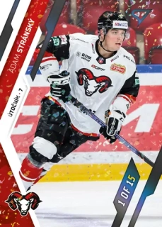 23-24 Tipos Extaliga - Adam STRÁNSKÝ č. 266 PUCK MARKS 1of15