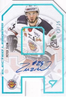 23-24 Tipos Extraliga - Peter ZUZIN č. ELS-PZ BLUE AUTO 13/25