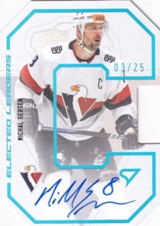 23-24 Tipos Extraliga - Michal SERSEN č. ELS-MS BLUE AUTO 03/25
