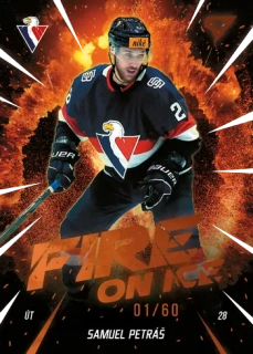 23-24 Tipos Extraliga - Samuel PETRÁŠ č. FI-5 DIE CUT x/60