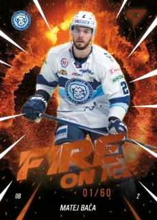 23-24 Tipos Extraliga - Matej BAČA č. FI-7 DIE CUT x/60