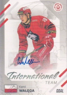 23-24 GOAL Cards - Kamil WALEGA č. IN-25 AUTO 05/25