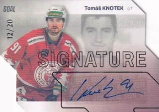 23-24 GOAL Cards - Tomáš KNOTEK č. S-87 SILVER 12/20