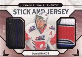 23-24 GOAL Cards - Daniel RÁKOS SJ-16 STICK AND JERSEY 01/20