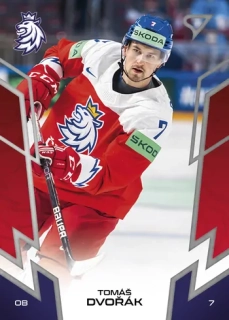 2024 Hokejové Česko - Tomáš DVOŘÁK č. 08