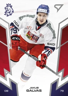2024 Hokejové Česko - Jakub GALVAS č. 09