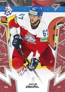 2024 Hokejové Česko - Jakub ZBOŘIL č. 26 RED