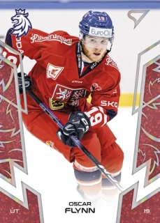 2024 Hokejové Česko - Oscar FLYNN č. 33 RED
