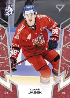 2024 Hokejové Česko - Lukáš JAŠEK č. 37 RED