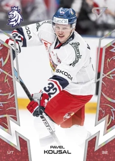 2024 Hokejové Česko - Pavel KOUSAL č. 41 RED