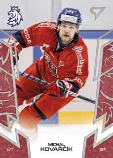 2024 Hokejové Česko - Michal KOVAŘČÍK č. 43 RED