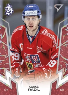 2024 Hokejové Česko - Lukáš RADIL č. 50 RED