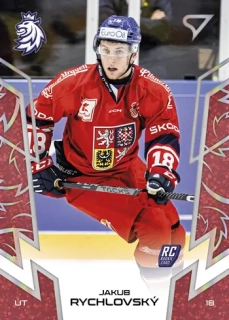 2024 Hokejové Česko - Jakub RYCHLOVSKÝ č. 52 RED