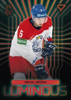 2024 Hokejové Česko - David JIŘÍČEK č. LS-07 RED
