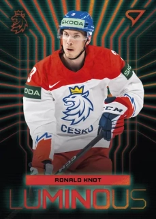 2024 Hokejové Česko - Ronald KNOT č. LS-09 RED
