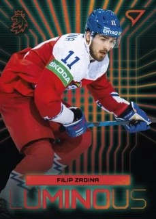 2024 Hokejové Česko - Filip ZADINA č. LS-27 RED
