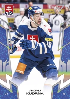 2024 Hokejové Slovensko - Andrej KUDRNA č. 39 BLUE