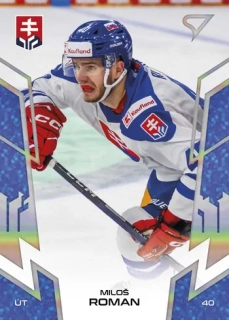2024 Hokejové Slovensko - Miloš ROMAN č. 53 BLUE