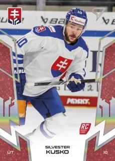 2024 Hokejové Slovensko - Silvester KUSKO č. 41 RED