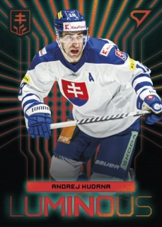 2024 Hokejové Slovensko - Andrej KUDRNA č. LS-18 RED