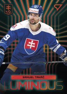 2024 Hokejové Slovensko - Samuel TAKÁČ č. LS-25 RED