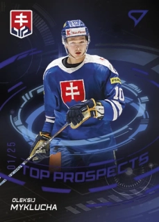 2024 Hokejové Slovensko - Oleksij MYKLUCHA č. TP-7 BLUE x/25