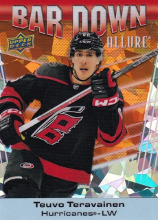 23-24 Allure - Teuvo TERAVAINEN č. BD-1 Bar Down Orange x/399