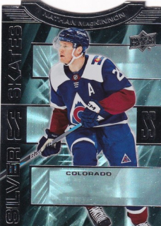 23-24 UD Extended - Nathan MacKINNON č. SS-36 SILVER SKATES