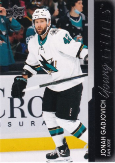 21-22 Upper Deck Series 2 - Jonah GADJOVICH č. 499 (RC)