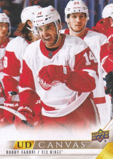 21-22 Upper Deck Series 2 - Robby FABBRI č. C151 UD CANVAS