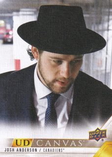 21-22 Upper Deck Series 2 - Josh ANDERSON č. C167 UD CANVAS