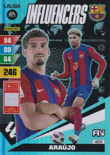 23-24 Panini LaLiga - ARAÚJO č. 420 Influencers
